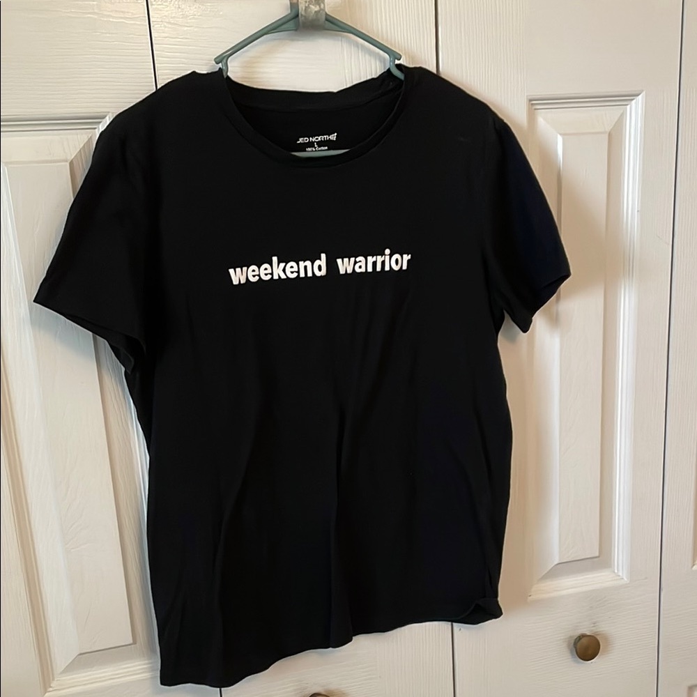 Black 'Weekend Warrior' T-Shirt